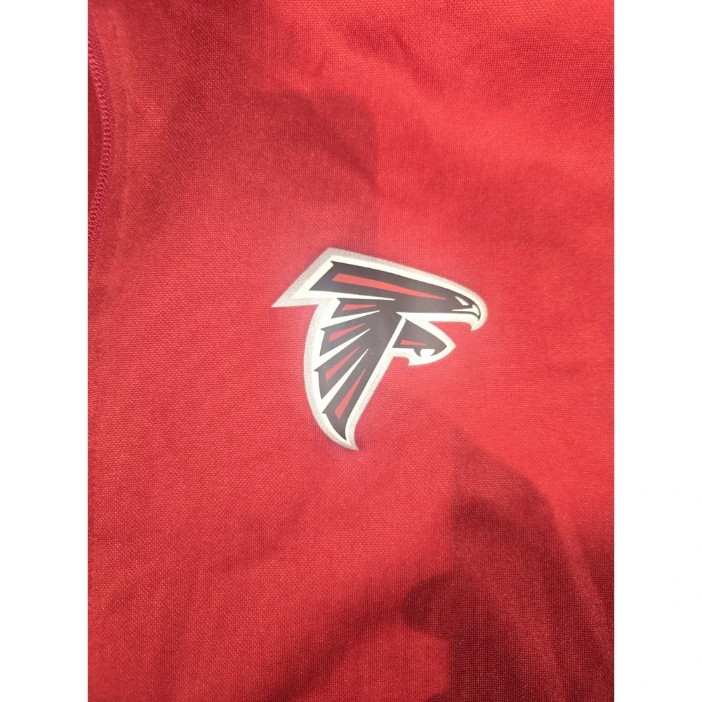 Atlanta Falcons Full Zip Jacket Mens Medium Red NFL Team Apparel Track